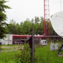Brian Wells delivered his pizza order by driving his Geo Metro down a dirt road to this clearing, the location of the transmission tower for WSEE-TV, the CBS affiliate in Erie, Pennsylvania. He had the collar bomb locked to his neck in the clearing. RICH FORSGREN/ERIE TIMES-NEWS